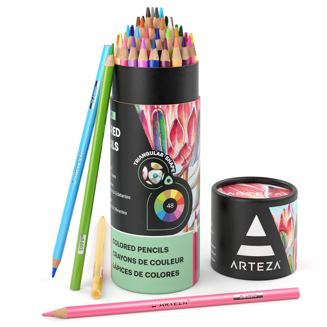 Colored Triangle Shaped